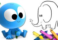 Drawing and Coloring with Goo Goo Baby and Magic Crayons | Educational Videos for Kids by BabyFirst 2