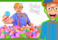 Color Songs For Kindergarten | Fun Blippi Song 1