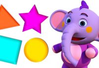 Fun With Colorful Shapes | Learn Shapes for Kids by Kent The Elephant 15