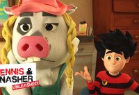 🔴⚫️ Pig trouble in little Beanotown | Dennis & Gnasher: Unleashed! | Family Fun Cartoons 12