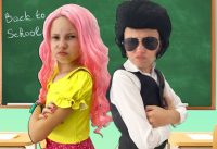 Alice and Johny show rules of behavior for friendship at school 4