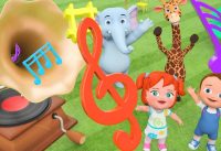 DIY Gramophone Toy Set - Little Babies Fun Play with Elephant and Giraffe Cartoons for Kids Learning 5