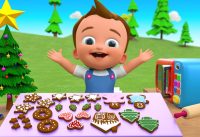 Little Baby Making Christmas Cookies | Oven Toys For Kids Toddlers DIY Videos | Super Crazy Kids 3