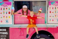 Chris and Niki explore Mom's ice cream truck and other funny stories for kids 5