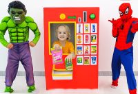 Vlad and Niki - Kids story with superheroes vending machine 4