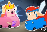 The cars are looking for a way out of the scary cave. New full episodes of cartoons for kids. 6