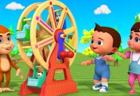 DIY Wooden Ferris Wheel Assemble | Kindergarten Kids Video Little Baby Boy & Girl Fun Activities Edu 5