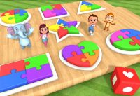 Learn Shapes for Children with Little Baby Fun Play with Wooden Shapes Puzzles ToySet 3D Educational 1