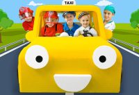 Chris rides a taxi and helps his friends 3