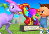 Learning Alphabets with Wooden Hadrosaurs Dinosaur Alphabets Puzzle ToySet | A-Z Kids 3D Educational 8