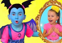 Alice and Junior Vampirina Plays with Magic Mirror 13