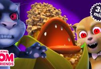 Vampires and Popcorn! Scary Movie Marathon (Talking Tom & Friends Halloween Special) 15