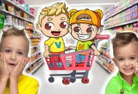 Vlad and Niki Supermarket story for kids 3