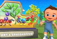 Learning Alphabets with Ant & Grasshopper Wooden puzzle Toy Set | Alphabets For Kids 3D Edu Videos 8