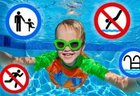 Chris learns safety rules in the pool - Useful story for kids 17