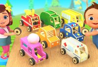 #DIY Assemble Vehicle Toys | Little Baby Boy Girl Fun Play Wooden Street Vehicle Toys 3D Educational 1