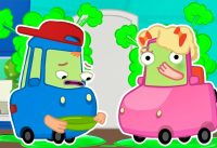 Baby cars & the dangerous pond. Funny cartoons for kids. The Wheelzy family cartoon: New episodes. 14