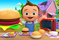 Making Burger DIY - Preschool Kids Toddlers Activities 3D Baby Kids Children Learning Educational 2