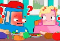 Wheelzy Family VS Vegetables! New episodes of funny cartoons for kids. Family cartoon for kids. 4