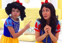 Alice and Mommy Pretend to be Disney Princesses & change bodies 2