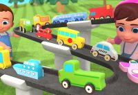 Learn Street Vehicles Names for Kids with Baby Boy & Girl Fun Play with Wooden Toys Set Games 3D Edu 13