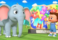 Learning Alphabets with Elephant Wooden Alphabets Puzzle Toy Set | A-Z Kids 3D Educational Toddlers 10