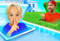 Chris and friends explore Secret Rooms - Funny challenges for kids 19