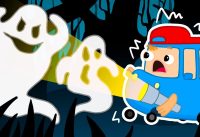 Baby cars decided to become ghost hunters! New episodes of Funny cartoons for kids. Trucks & toys. 7