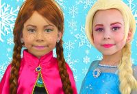 Alice Pretend Princess Frozen Elsa And Anna The Best videos of 2018 by Kids smile tv 2