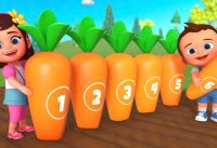 Learn Numbers for Children with Little Babies Fun Play Wooden Carrot Balance Toy Set 3D Kids Edu 8